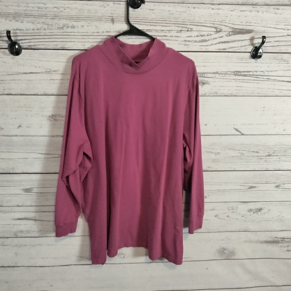 "All American Comfort" woman's long sleeve shirt